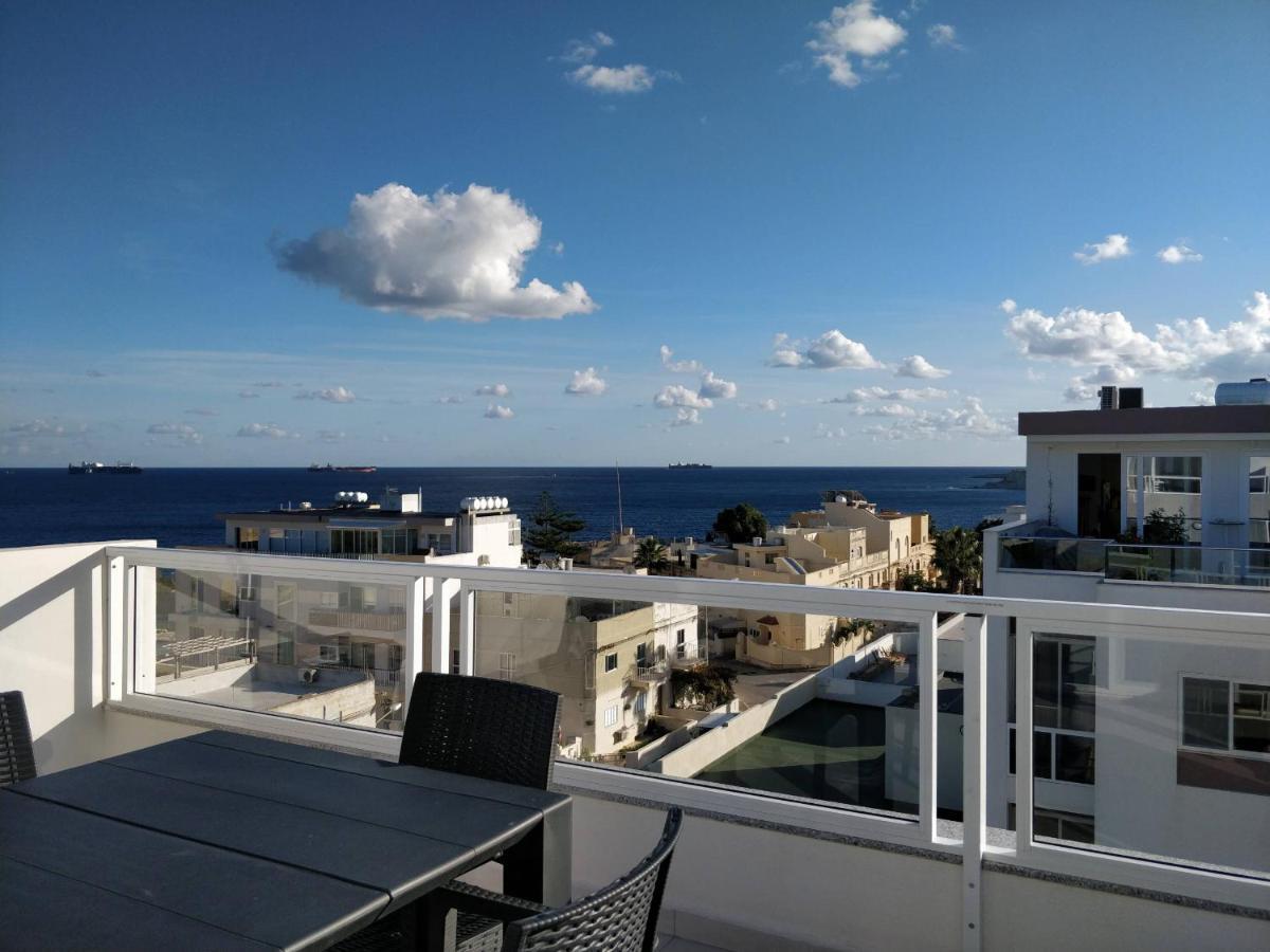 Appartement Sea View Penthouse With Large Terrace Irom1-1 à Marsaskala Extérieur photo