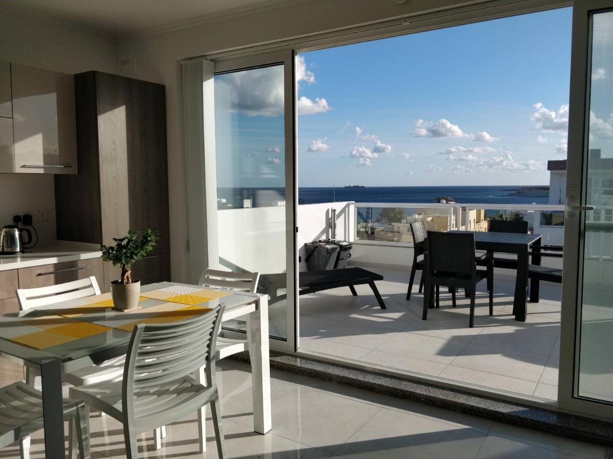 Appartement Sea View Penthouse With Large Terrace Irom1-1 à Marsaskala Extérieur photo